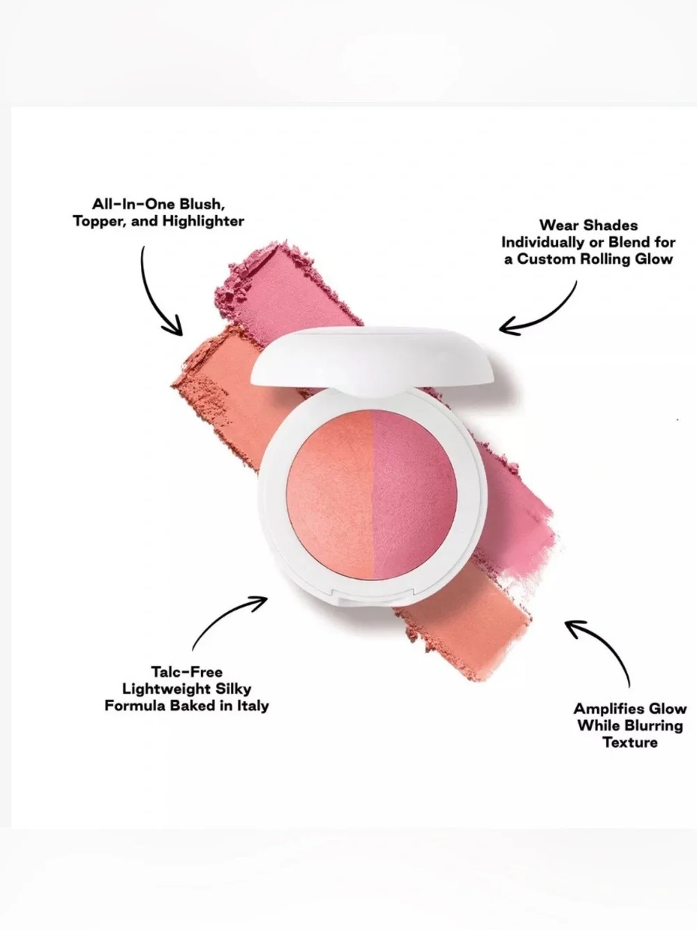 DIBS The Duet Baked Blush Duo in Spice Gal